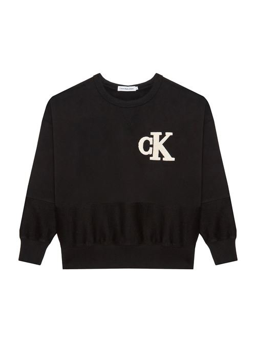 CALVIN KLEIN Relaxed Sweatshirt for Kids CALVIN KLEIN | IB0IB01684BEH